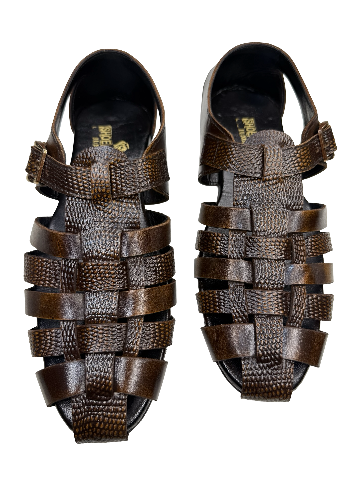 Cross Leather Sandal