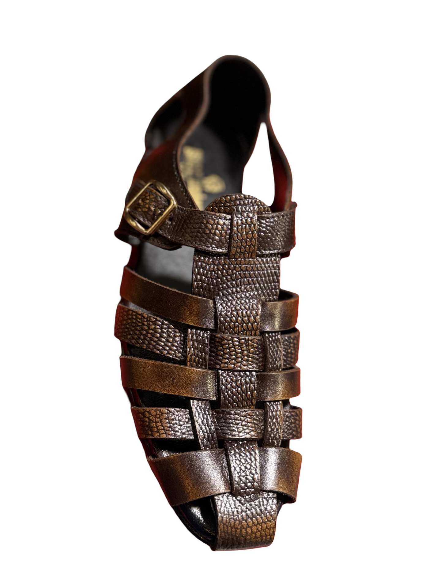 Cross Leather Sandal